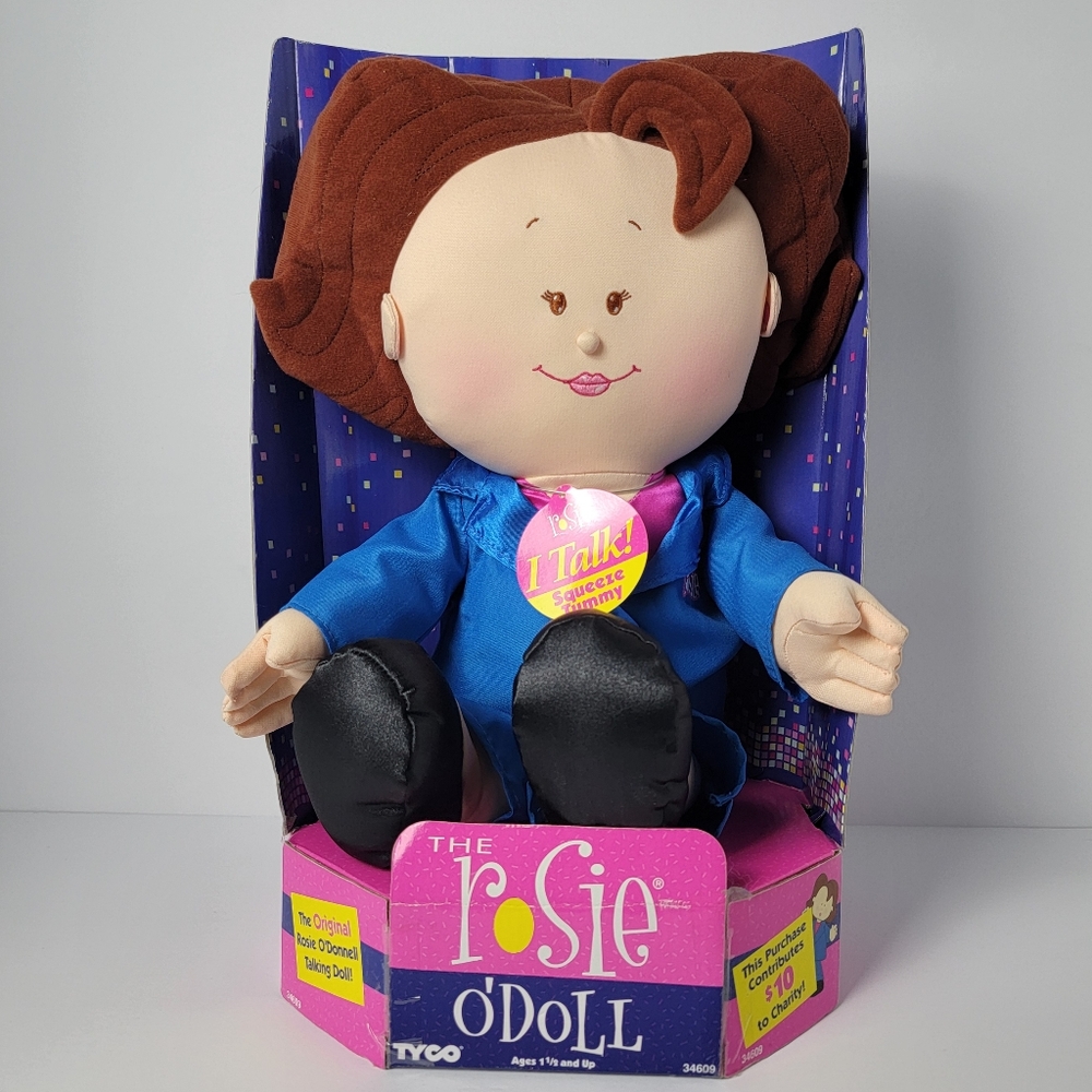 NEW Vintage Tyco The Rosie O'Doll Talking Plush Doll in Box 1997